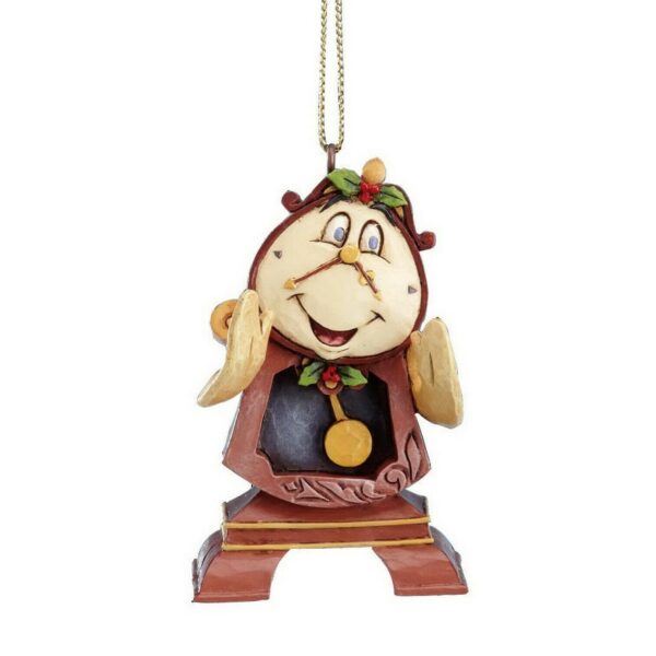 Walt Disney Cogsworth Hanging Ornament La Bella e la Bestia