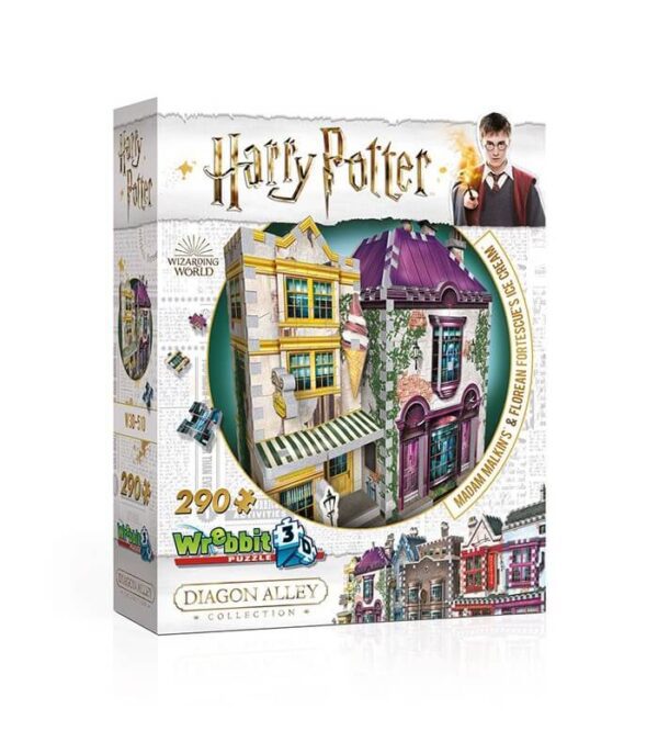 Harry Potter Madama Malkin e Florean Fortescue – Slug and Jiggers – Wrebbit 3D puzzle