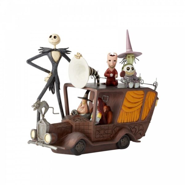 Disney Traditions Jim Shore Statuetta La Macchina Del Sindaco Nightmare Before Christmas