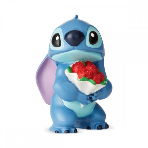Stitch con mazzo di fiori 