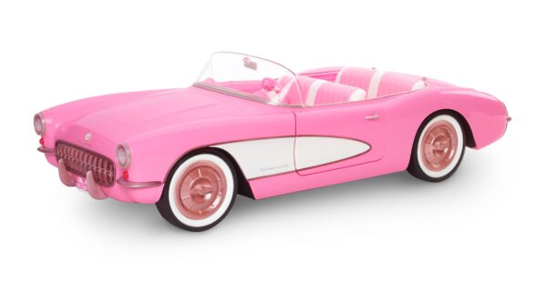 Barbie The Movie veicolo rosa Corvette decappottabile