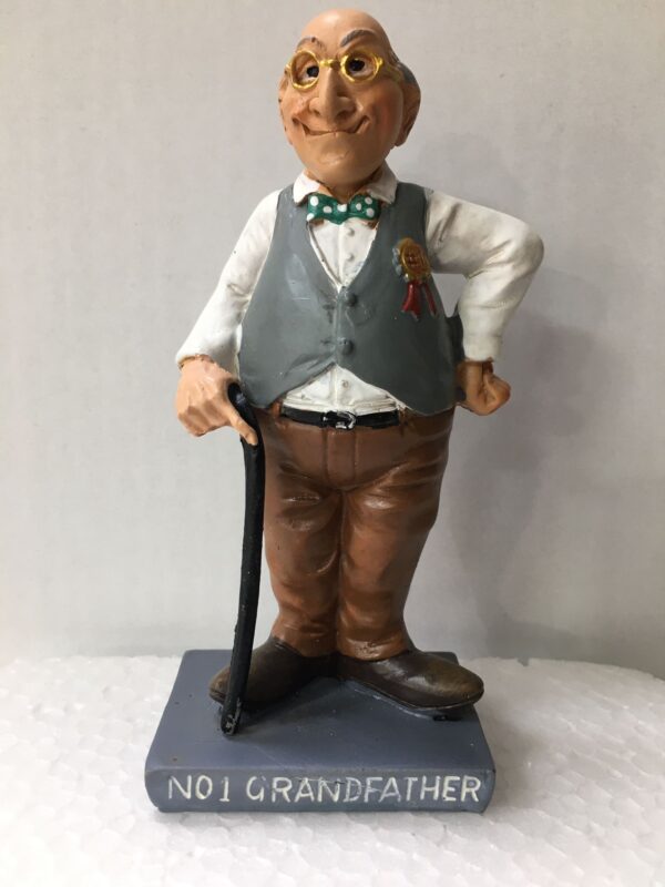 Statuina Mestiere Super Nonno Caricatura