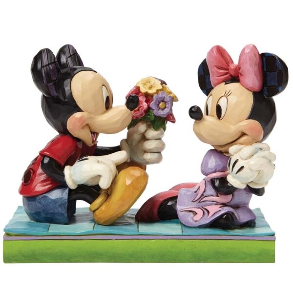 Walt Disney Jim Shore Traditions Minnie e Mickey Minnie e Topolino