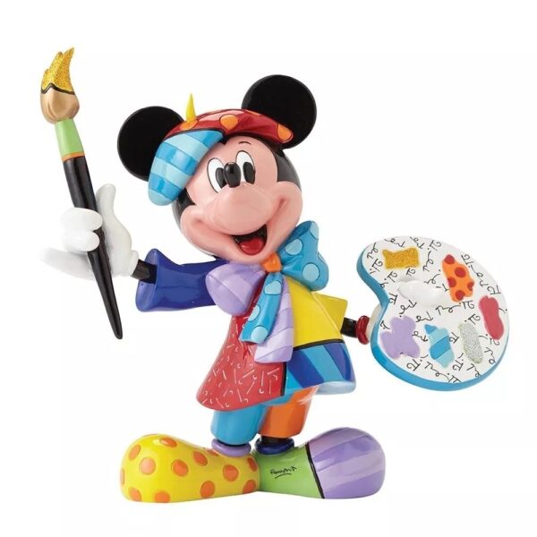 Statuetta Enesco Disney By Romero Britto Topolino Artista Pittore