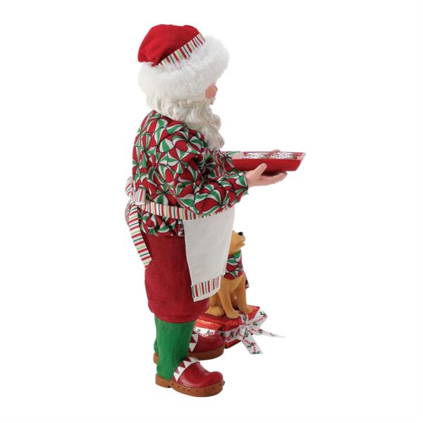 Babbo Natale Santa Claus Possible Dreams Prepara Dolci con Cagnolino