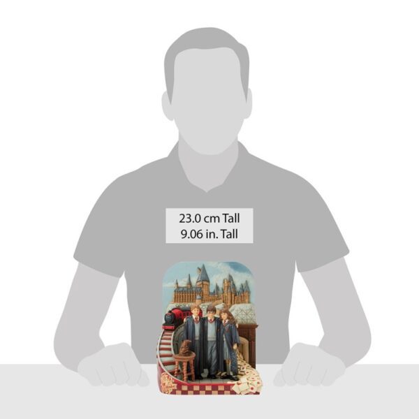 Jim Shore Il viaggio inizia scena del trio di Harry Potter