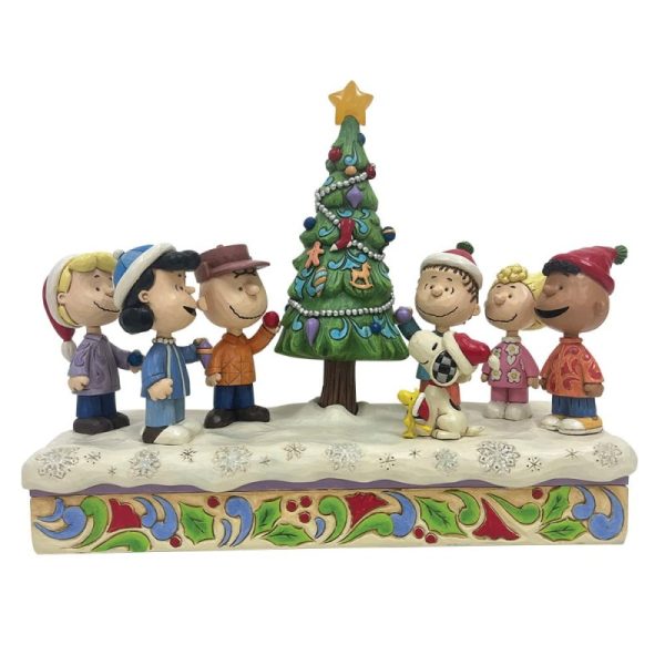 Jim Shore Snoopy Peanus Albero di Natale Charlie Brown e Friends