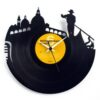 Orologio da parete con disco vinile lavorato a mano Venezia - immagine 2