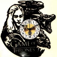 Orologio da Parete con Disco Vinile Lavorato a Mano Il Trono di Spade – Games of Thrones 2