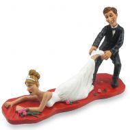 Funny matrimonio sposo trascina la sposa 14cm