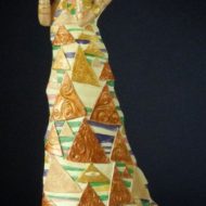 Gustav Klimt L’ATTESA cm 20