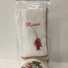 Porta Tovaglioli Peperoncino con Strofinaccio Ricamo Roma