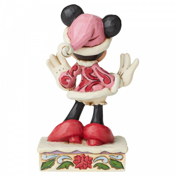 Walt Disney Minnie statuetta di Natale di Minnie Mouse Jim Shore