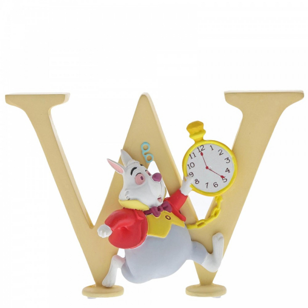 Walt Disney “W” – Bianco Coniglio Alice Nel Paese delle Meraviglie