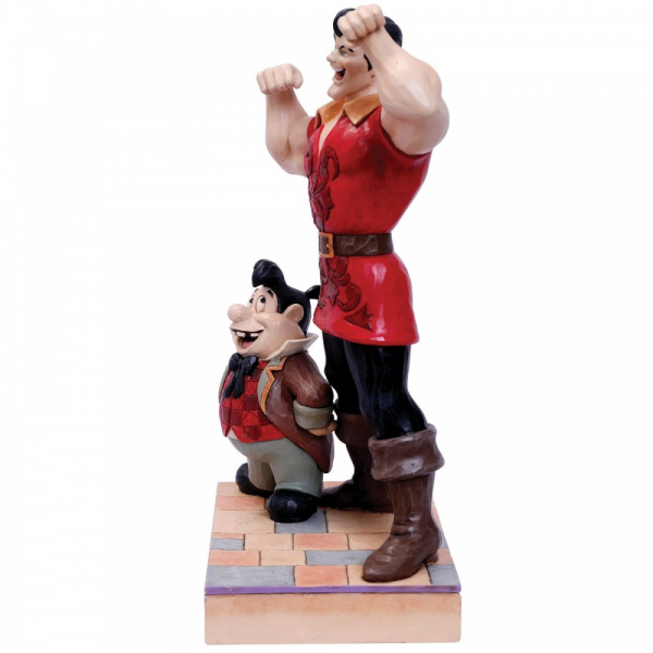 Jim Shore Walt Disney Gaston e Lefou La Bella e La Bestia