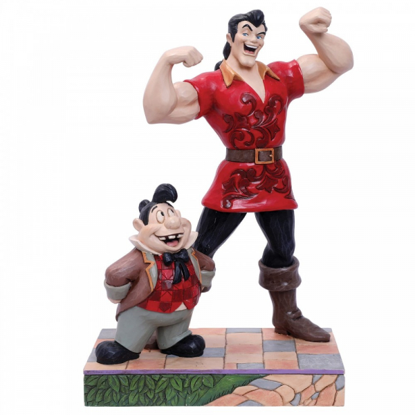 Jim Shore Walt Disney Gaston e Lefou La Bella e La Bestia