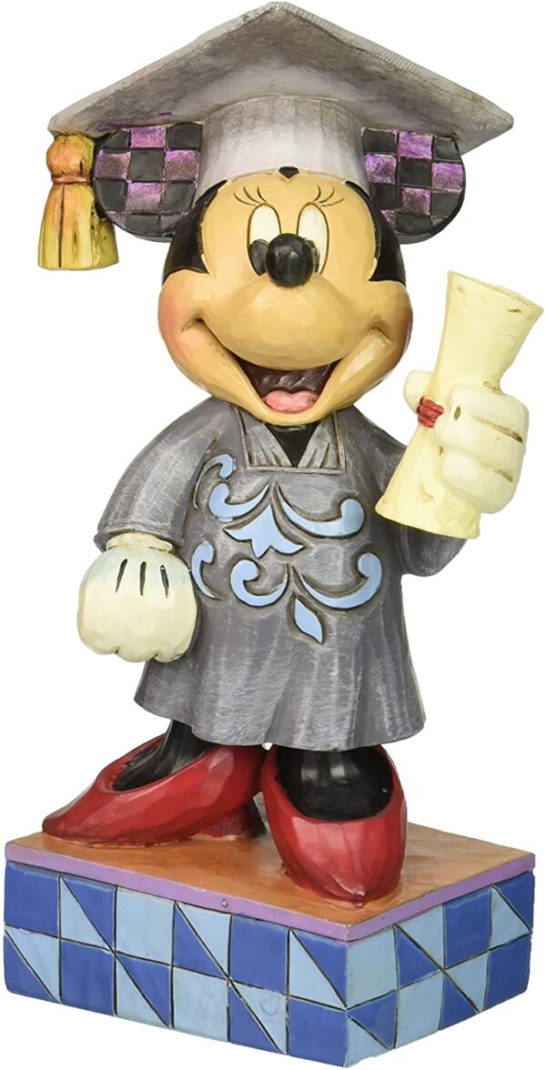 Walt Disney Jim Shore Statuetta di Minni Minnie Mouse laureata - immagine 3