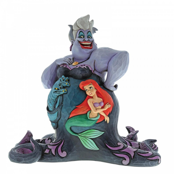 Walt Disney Jim Shore Ursula e le sue malvagie anguille dai calci laterali La Sirenetta