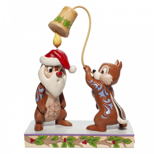 Walt Disney Jim Shore Christmas Cip & Ciop – Christmas Chip ‘n Dale