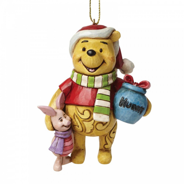 Jim Shore Ornamento da appendere Winnie the Pooh e Maialino