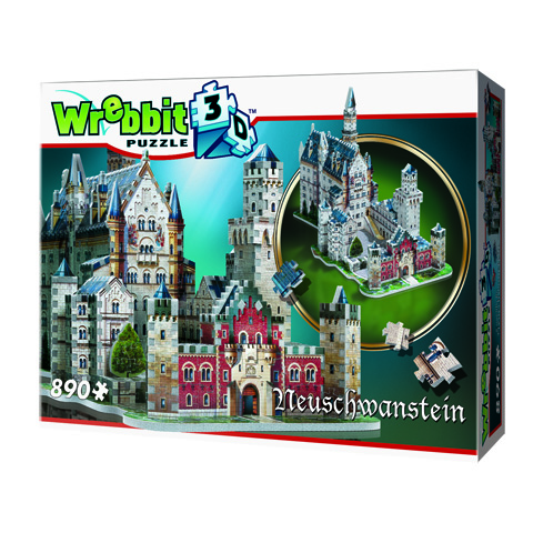 Castello di Neuschwanstein – Puzzle 3D Wrebbit