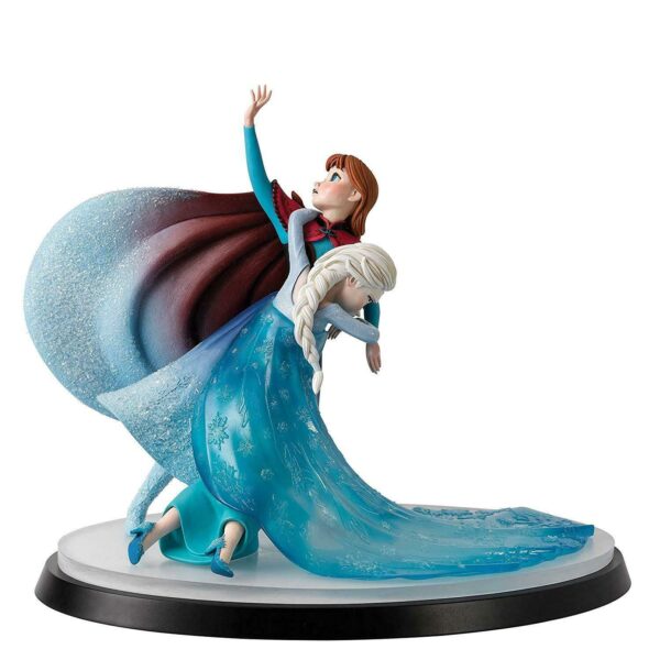 FROZEN STATUA A MOMENT IN TIME ELSA E ANNA 40 CM DISNEY BORDER FINE ARTS