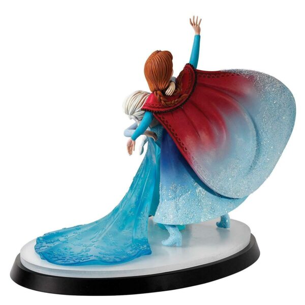 FROZEN STATUA A MOMENT IN TIME ELSA E ANNA 40 CM DISNEY BORDER FINE ARTS