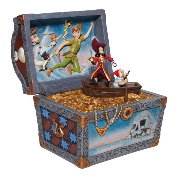Walt Disney Tableau disseminato di tesori - Statuetta di scena volante di Peter Pan - immagine 4