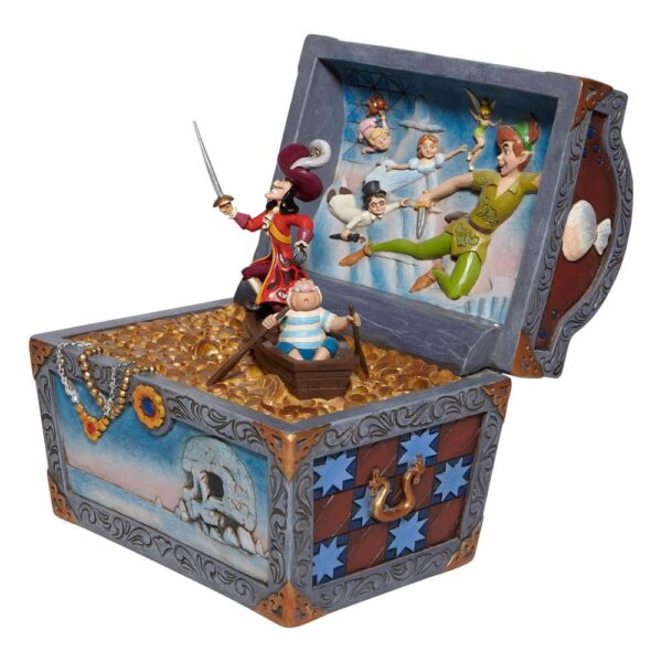 Walt Disney Tableau disseminato di tesori - Statuetta di scena volante di Peter Pan - immagine 3