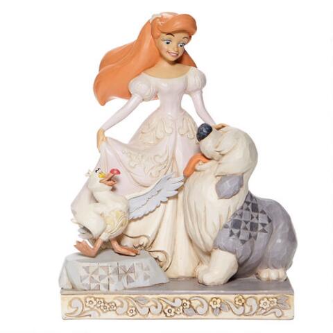 Walt Disney Statuetta Ariel Woodland bianca