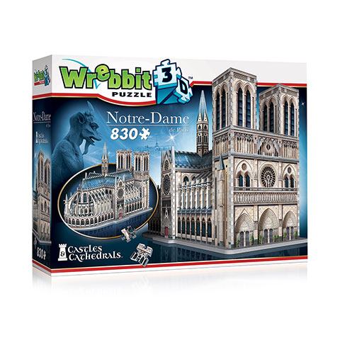 Cattedrale di Notre-Dame – puzzle 3D Wrebbit