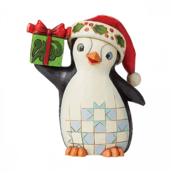 Jim Shore Pinguino natalizio in miniatura