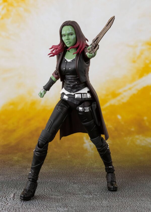 Avengers Infinity War S.H. Figuarts Action Figure Gamora 15 cm - immagine 7