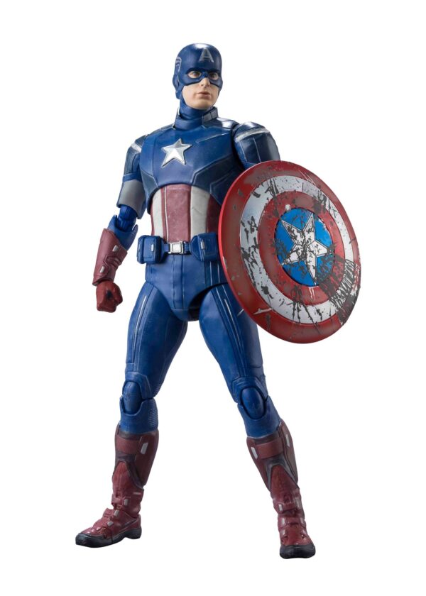 Avengers SH Figuarts Action Figure Capitan America (Avengers Assemble Edition) 15 cm Action figures Vendicatori