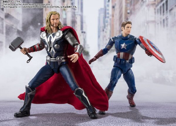 Avengers SH Figuarts Action Figure Thor (Avengers Assemble Edition) 17 cm Action figures Vendicatori