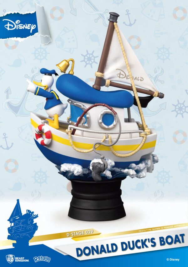 Disney Summer Series D-Stage PVC Diorama Paperino - Donald Duck's Boat - immagine 6