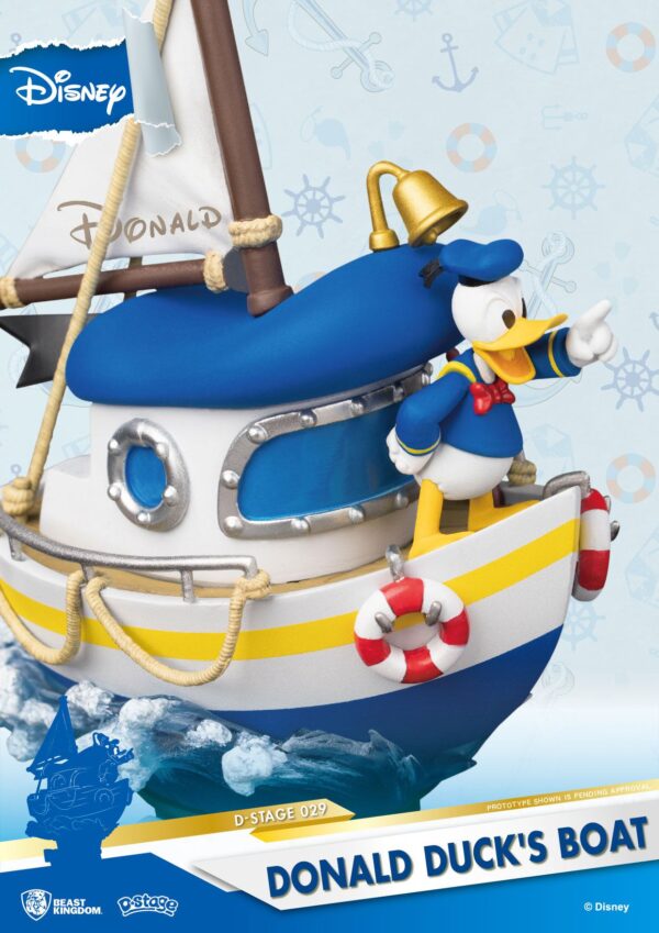Disney Summer Series D-Stage PVC Diorama Paperino - Donald Duck's Boat - immagine 3