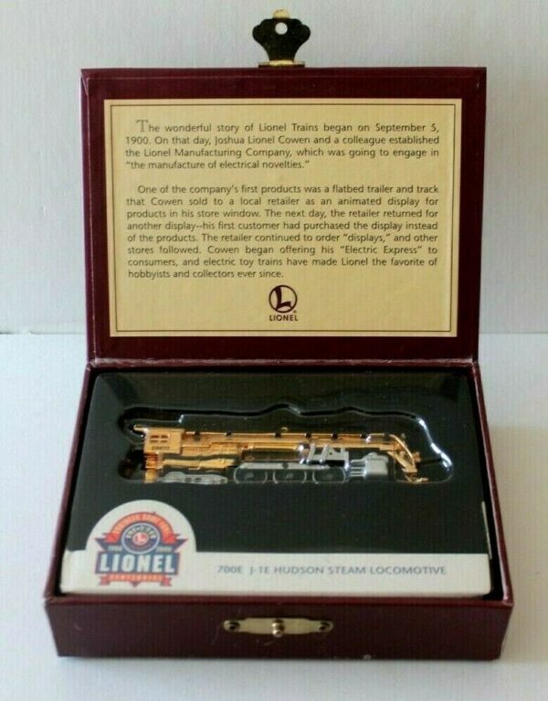 Hallmark Keepsake Ornament Lionel 700E Hudson 100th Anniversario. J-1E 22k GOLD