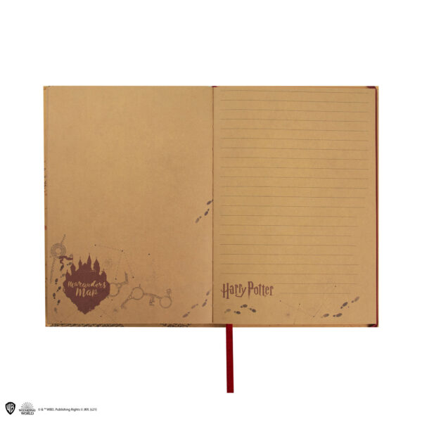 Harry Potter Notebook A5 Marauder’s Map Cancelleria quaderno harry potter - immagine 6