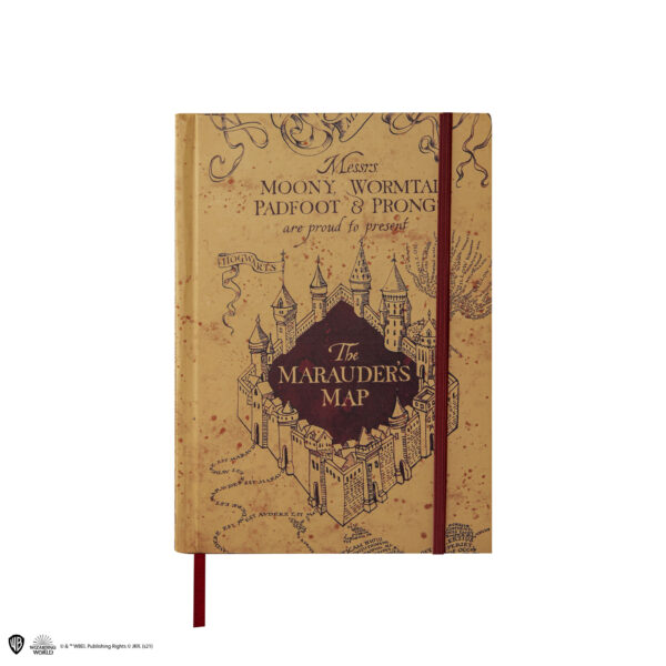 Harry Potter Notebook A5 Marauder’s Map Cancelleria quaderno harry potter - immagine 12