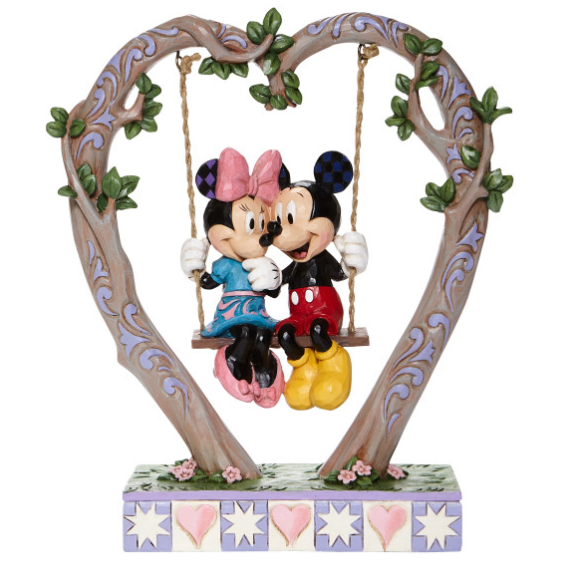 Walt Disney Topolino e Minni sull’altalena Showcase Collection