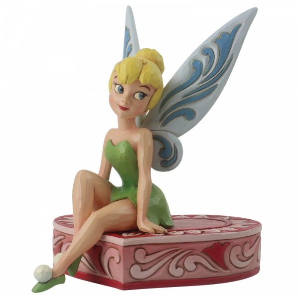 Walt Disney Jim Shore Statuina Trilli su cuore Love Seat