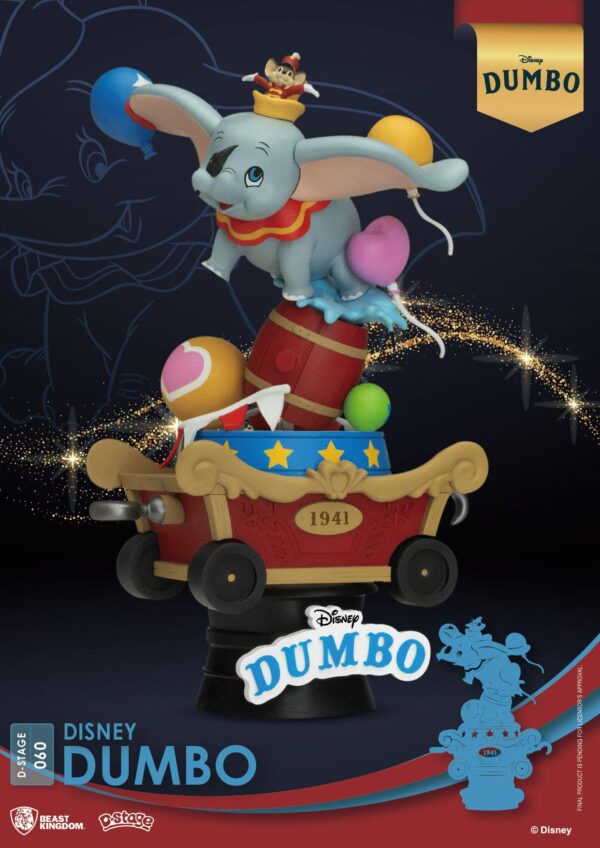 Disney Classic Animation Dumbo Series D-Stage PVC Diorama Diorami Disney - immagine 5
