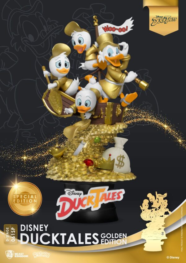 Disney Classic Animation Zio Paperone DuckTales Golden Edition Series D-Stage Diorama heo Esclusiva EMEA Diorami Disney