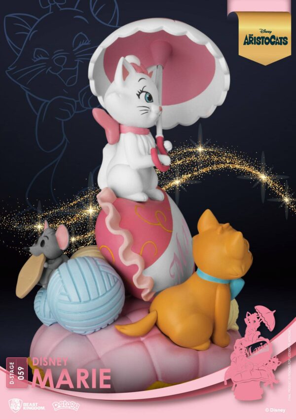 Disney Classic Animation Marie Series D-Stage PVC Diorama - immagine 3