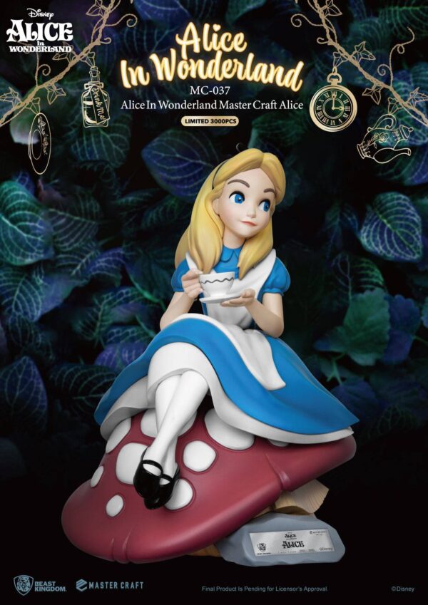 Alice nel Paese delle Meraviglie Statua Artigianale Alice - immagine 9