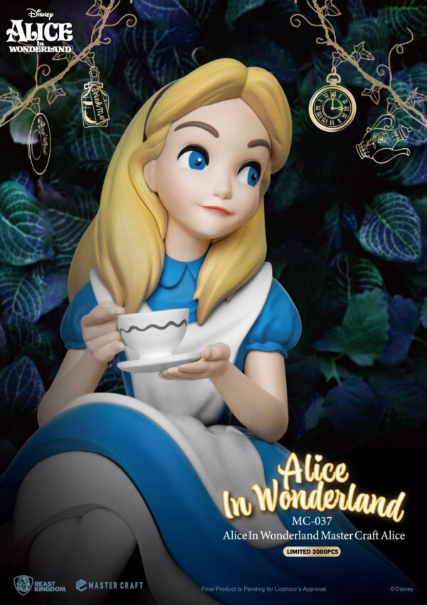 Alice nel Paese delle Meraviglie Statua Artigianale Alice - immagine 7