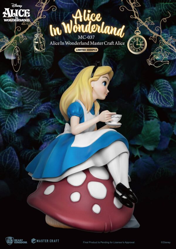 Alice nel Paese delle Meraviglie Statua Artigianale Alice - immagine 6