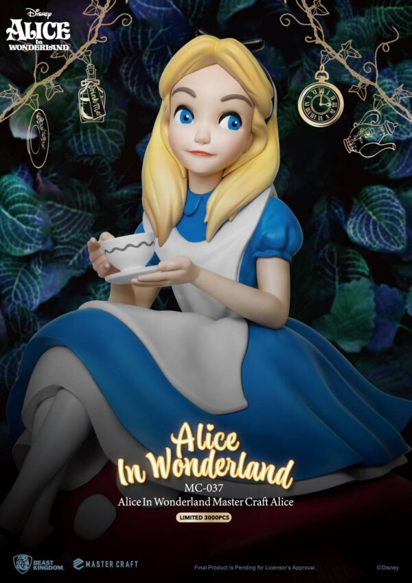 Alice nel Paese delle Meraviglie Statua Artigianale Alice - immagine 3