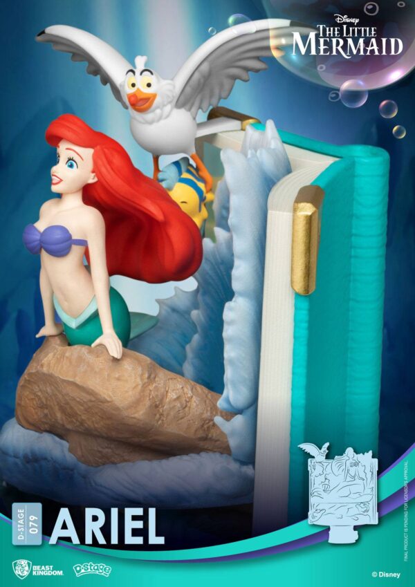 Disney Story Book Series D-Stage PVC Diorama Ariel 15 cm - immagine 4